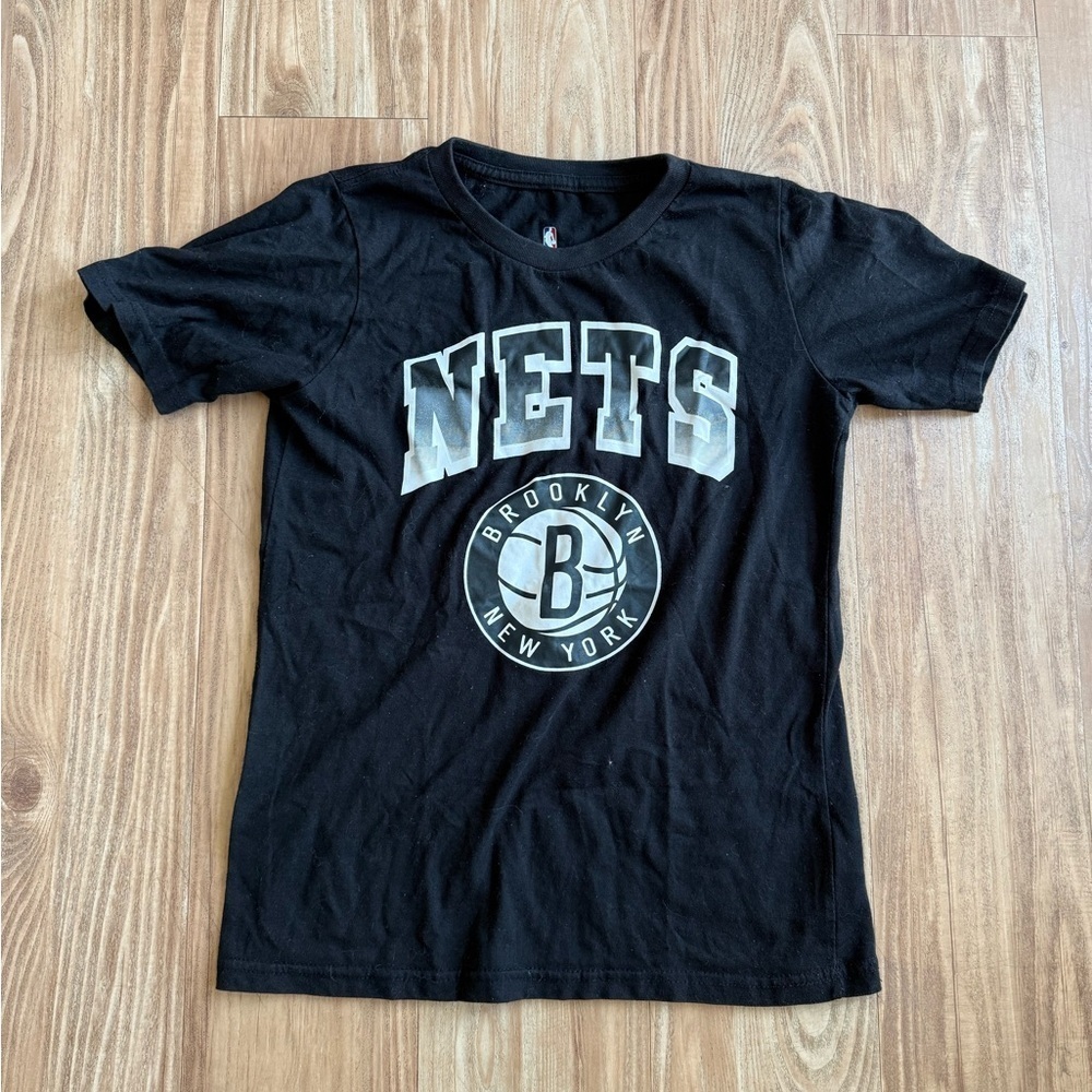 Brooklyn Nets NBA Black T-Shirt